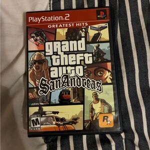 Sony PlayStation 2 Grand Theft Auto: San Andreas - Red and Black Case